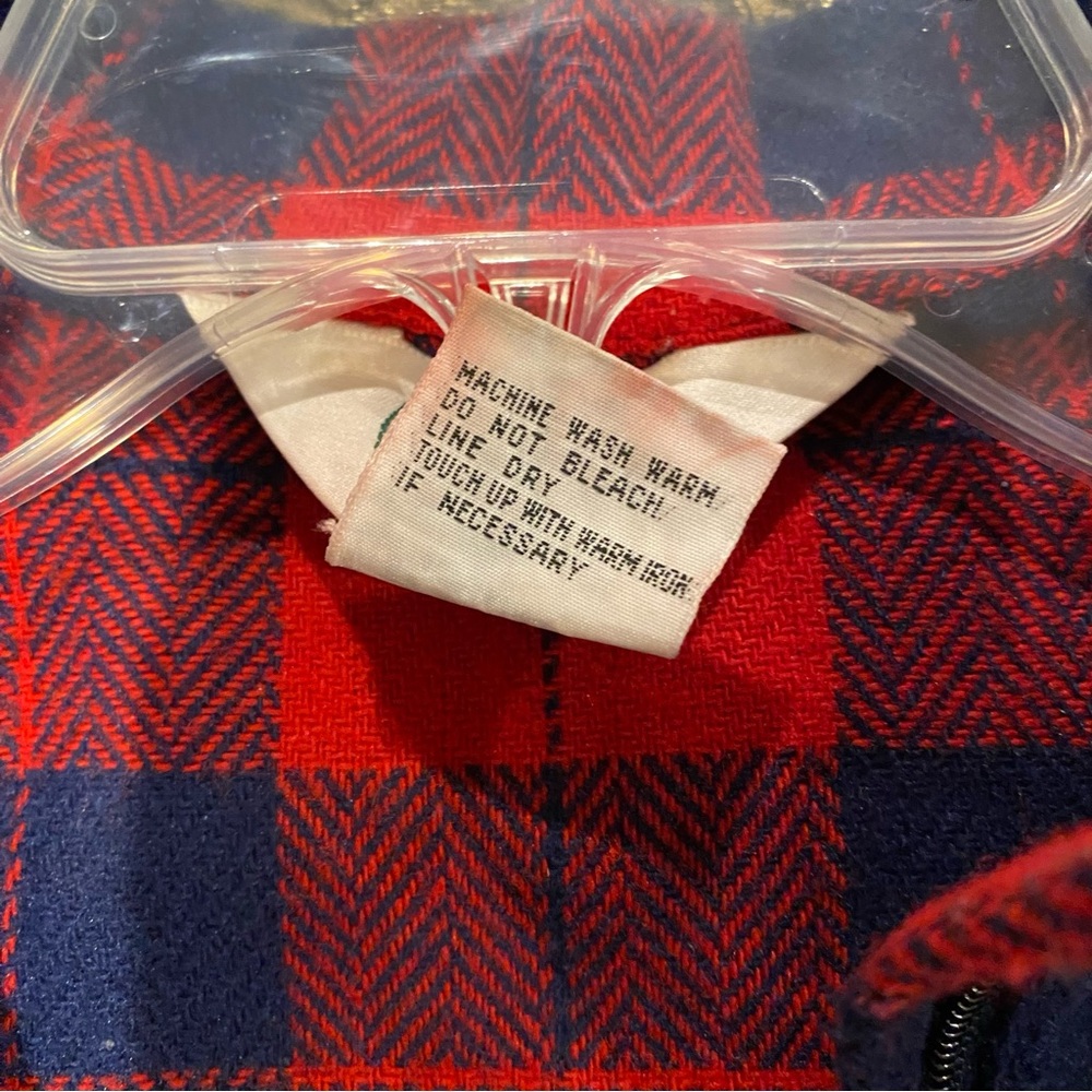 Quail Crossing Wool Blend Short, Plaid Jacket Size 6 - Picture 7 of 7